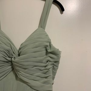 New with tags, Azazie bridesmaid dress. Dusty Sage